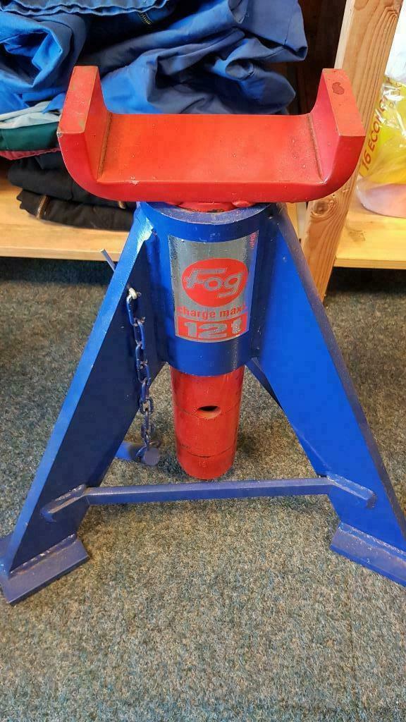 Assteunen autosteunen FOG 12000 Kg per stuk 2 stuks 4