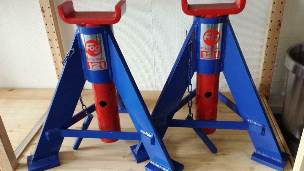 Assteunen autosteunen FOG 12000 Kg per stuk 2 stuks