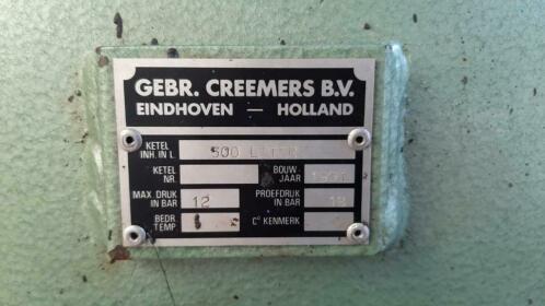 Gebruikte compressor Creemers CST 600 500 liter tank 4