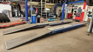 Schaarhefbrug hefbrug Omer VIVA 50 5000Kg opbouwmodel Rijbaanlengte 508cm!